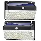 Trswyop Luz Solar Exterior, 228 LED Luces Solares para Exterior 2200mah Foco Solar con Sensor de Movimiento con Gran Ángulo Iluminación 270º Lámpara Solar Impermeable IP65 para Jardín (2 Paquete)