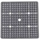 ENKOSI Large Square Shower Mat Non Slip - Stand Up Shower Mat - Shower Mats for Showers Anti Slip - Shower Non Slip Stall Mat - Shower Mat Non Slip Large - Shower Safety Grip Mat (Charcoal 27x27)