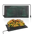 RC SLL Upgraded MET Certified Plant Heating Mat 10''x 20.75'',Seedling Heat Mat Seed Starter Plant Warming Pad for Seedling Germination,Hydroponic Plant/Reptile Heating Pad (10"x 20.75"-1 Pack)