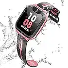 imoo Watch Phone Z1 Kinder-Smartwatch, 4G Kinder-Smartwatch-Telefon mit langanhaltendem Video-und Telefonanruf, Kinder-GPS-Uhr mit Echtzeit-Ortung und Wasserdichtigkeit IPX8 (Rosa)