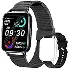 Reloj inteligente para mujeres, hombres, llamadas y respuestas Bluetooth, rastreador de ejercicios con monitor de frecuencia cardíaca, rastreador de sueño, reloj inteligente compatible con IOS Android