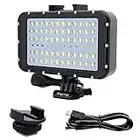 Suptig Video Lighting Dive Light Underwater Lights 72 Led Lights Compatible For Gopro Canon Nikon Pentax Panasonic Sony Samsung SLR Cameras 5 Kinds Of Illuminating Colors Waterproof 147ft(45m)