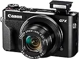 Canon PowerShot G7 X Mark II - Cámara Digital Compacta de 20.1 MP (pantalla de 3", Apertura f/1.8-2.8, zoom óptico de 4.2x, Video Full HD, WiFi), Color Negro