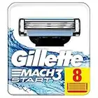 Gillette Lames de Rasoir Homme Mach3 Turbo, Pack de 8 Lames de Recharges [OFFICIEL]