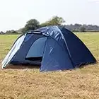 North Gear Camping Mars Waterproof 4 Man Dome Tent Navy