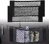 2 PCS Rete Portaoggetti Tasca Oganizer 60X25CM, Rete Baule Auto per Car Sedile Groceries, Tasca Telo Protettivo Mesh Net per Universale per SUV, Truck di Auto