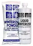Rx Clear Winter Closing Kit | Non-Chlorine Winterizing Chemicals for Above or In Ground Swimming Pools | Open to a Crystal Clear Pool in The Spring | Up to 10,000 Gallons