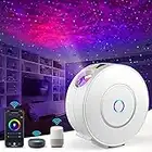 Nigecue LED Smart Sternenhimmel Projektor, WLAN LED Sternenprojektor 3D Galaxy mit App-/Sprachsteuerung, Timer, Kompatibel mit Alexa/Google Assistant, Geeignet für Baby Kinder Schlafzimmer Heimkino