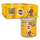 Pedigree Lot de 12 boîtes de 800 g de Nourriture Humide pour Chiens Saveur Poulet en paté