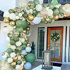 Sage Green Balloon Garland Kit Arch Oh Baby Shower Olive Matte Different Sizes Decor Happy Birthday Party Wedding Jungle Decorations