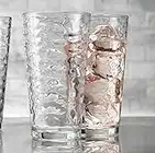 Drinking Glasses Set of 10 Highball Glass Cups By Glavers, Premium Glass Quality Coolers 17 Oz. Glassware. Ideal for Water, Juice, Cocktails, and Iced Tea. Dishwasher Safe.