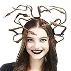 Medusa Cosplay Costume Headband Headdress Dress-up Headpiece for Carnival Mardi Gras Masquerade Party Supplies