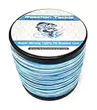 Reaction Tackle Braided Fishing Line Blue Camo 20LB 300yd