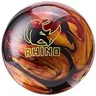 Brunswick Rhino Bowling Ball, Red/Black/Gold, 12 lb