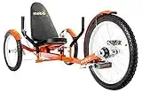 Mobo Cruiser Triton Pro Adult Tricycle for men & women. Beach Cruiser Trike. Adaptive 3-Wheel Bike , Orange, 28 x 29 x 48 inches (61” extended)