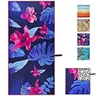 OCOOPA Microfiber Beach Towel Sand Free, Extra Large 71''X32'' Oversized Towels, Lightweight Compact Quick Dry Absorbent Pool Towel for Bath,Camping,Swimming,Travel Accessories