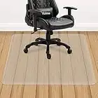 Yoleo Tapis protège-Sol pour Chaise de Bureau, Tapis Transparent pour Protection de sols durs,Haute résistance aux impacts, antidérapant 120cm*90cm