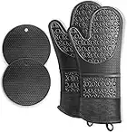 Guanti Da Forno Guanti Da Forno Set Di 4, Guanti Da Forno Milcea, Guanti Da Forno In Silicone E Cotone Resistenti Al Calore