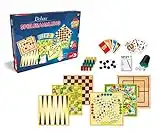 Noris 606111237 - Deluxe Spielesammlung mit Spielen wie Mau Mau, Mühle, Dame, Yatzy, Backgammon oder Nur keine Aufregung, für 2 bis 6 Spieler ab 6 Jahren