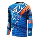 YSYFZ Chemise Manches Longues VTT Homme Chemise Manches Longues Moto Tout Terrain Chemise VTT Respirante et à séchage Rapide