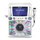 Singing Machine STVG785BTW Bluetooth Karaoke Machine with Disco Lights