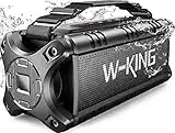 W-KING Bluetooth Speaker, 50W Speakers Wireless Bluetooth 5.0 With Deep Bass, IPX6 Waterproof Loud Bluetooth Speaker With 40H Playback/Two Portable Speakers Pairing/TF Card/EQ/NFC for Outdoor Party