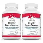 Terry Naturally Healthy Feet & Nerves - 120 Vegan Capsules, Pack of 2 - Nerve Function Support Supplement - Contains B Vitamins & Boswellia - Non-GMO, Gluten Free - 120 Total Servings