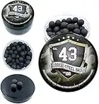 SSR 100 x Rubber Balls 43 .Cal Bolas de Paintball Pintura Pelotas de Goma Acero la Pistola Revolver T4E RAM Rubber Balls Paintballs M2 TMP1