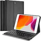 ProCase iPad Mini Keyboard Case for iPad Mini 5 2019/ Mini 4, Mini 1 2 3, Slim Lightweight Smart Cover with Magnetically Detachable Wireless Keyboard for iPad Mini 5/4/3/2/1 –Black