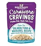 Stella & Chewy’s Carnivore Cravings Wet Cat Food Pouches – Grain Free, Protein Rich Meal, Topper or Treat – Salmon, Tuna & Mackerel Recipe (2.8 Ounce Pouches, Case of 24)
