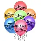 Fechy Welcome Home Decoration Set Welcome Home Tropical Balloons Mixed for Home Decoration Family Party Supplies 21 Pieces