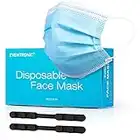 EVENTRONIC Masque Facial 50Pcs Masque de Protection jetable à Trois Couches pour Masque de Protection Masque Respirant et Confortable Masque