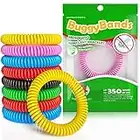 BuggyBands Mosquito Bracelets, 48 Pack Individually Wrapped, DEET Free, Natural and Waterproof Band