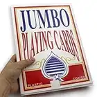 Hapros Super Jumbo Playing Cards 8"x12"