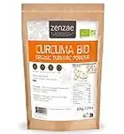 Curcuma bio 5% curcumine | Curcuma biologique en poudre Zenzae | Certifié biologique | 100% naturel - sachet 200g