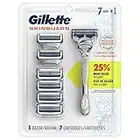 Gillette Skinguard Mens Razor, Includes 1 Handle, 7 Razor Blade Refills ( packaging may vary )