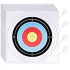 20pcs Archery Targets Paper Standard, 16 Inch Bow Arrow Target 10 Rings Target Face with 4 Pins Large Targets Practice Kit for Backyard Shooting Range Target Paper for Adult Beginners