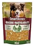 SmartBones Pollo Huesos masticables Mini para perros, 18 piezas