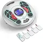 Foot Circulation Machine, Creliver Medic Foot Massager with TENS Unit, EMS (Electrical Muscles Stimulator) Feet Legs Health for Neuropathy, Plantar Fasciitis, Diabetes, Relieve Pains and Cramps.