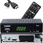 [Test: GUT *] Anadol HD 666 digital Sat Receiver mit PVR Aufnahmefunktion & AAC-LC fähig, für Satelliten TV, SCART, USB, für Satellitenschüssel, HDMI, DVB-S2, Astra Hotbird Sortiert + HDMI Kabel