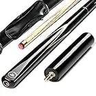 AONETIGER Queue de Billard 145 cm Embout 9.7mm 3 Pièces Professionnel Snooker Cue avec Extensions et 3/4 Tube/Étui Rigide Choisir