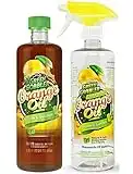 Green Gobbler Cold Pressed Concentrated Orange Oil for Home and Outdoor Multi-Purpose Cleaning- Hundreds of Uses, 32 oz With Spray Bottle Included