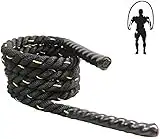 Schwere Springseil Erwachsene Fitness, 1kg-2.8m Gewichtetes Jump Rope, Kampfübungstraining Rope für Männer, Indoor Und Outdoor Krafttraining im Fitnessstudio Ausdauertraining Sport Jump Rope