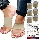 Plantar Fasciitis Arch Supports - Compression Sleeves Foot Brace For Heel Pain, Bone Spurs, Flat Feet, High Arches Copper Infused Plantar Fasciitis Relief Bands Women Men Under or Over Socks Fits Most