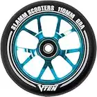 Slamm Scooters V-Ten II Ruedas, Unisex Adulto, Blue, 110 mm