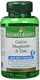 Nature's Bounty Calcio, Magnesio Y Zinc - 100 Tabletas, One size, 100 ml