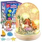 Dislocati 3-9 Year Old Girl, Mermaid Toys Arts and Crafts for Kids Presents for 3-8 Year Old Girls Night Light for Birthday Gifts for Girls Age 3-8 Halloween Toys