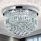 Saint Mossi Moderno Cristallo Pioggia lampadario LED lampadario a soffitto lampada a sospensione della luce per il bagno della sala da pranzo soggiorno 9 E14 lampadine H28cm x L50cm