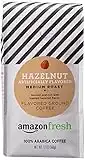 AmazonFresh Hazelnut Flavored Coffee, Ground, Medium Roast, 12 Ounce