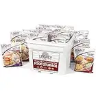 Gourmet Survival Home Food Storage - 120 Large Servings Meal Assortment:31 Lbs Emergency Supply - DisasterPrep Freeze Dried Supply Kit - Dehydrated Breakfast, Lunch & Dinner